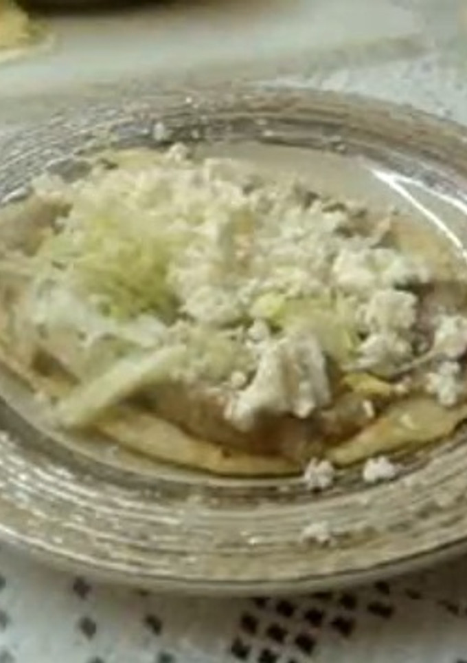Una foto de Sopes mexicanos
