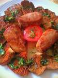 Solomillo de Cerdo y Setas con salsa al ajillo