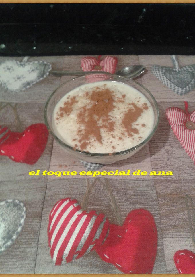 Una foto de Arroz con leche apto para diabéticos