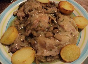 Una foto de Pollo al estilo cazador