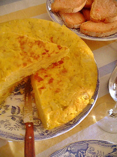 Una foto de Tortilla española superior