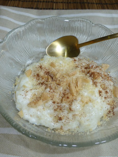Una foto de Arroz con leche a la naranja