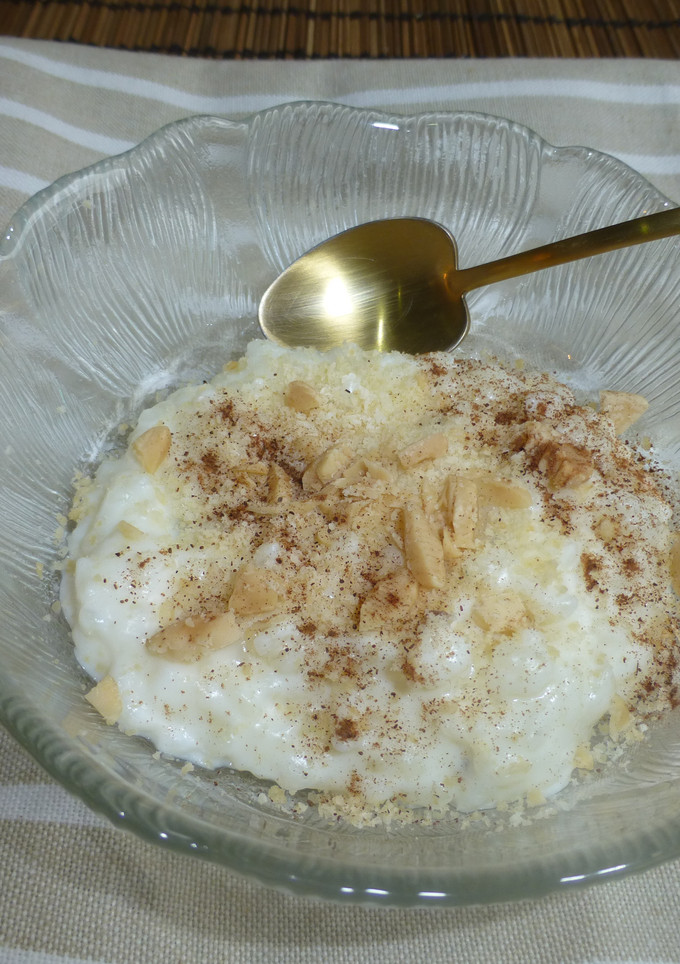 Una foto de Arroz con leche a la naranja