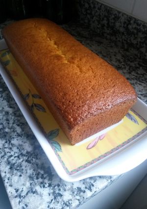 Una foto de Budín facilísimo de mandarina