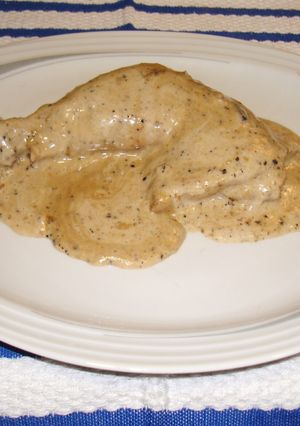 Una foto de Pollo al cava con trufa