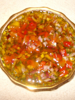 Una foto de Salsa vinagreta para pescados y mariscos