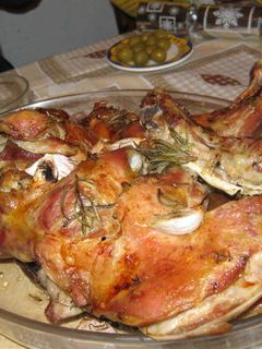 Una foto de Cabrito asado