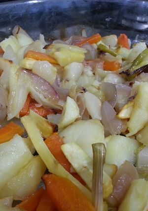 Una foto de Asado de verduras