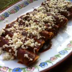 Una foto de Tacos de mole