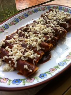 Una foto de Tacos de mole