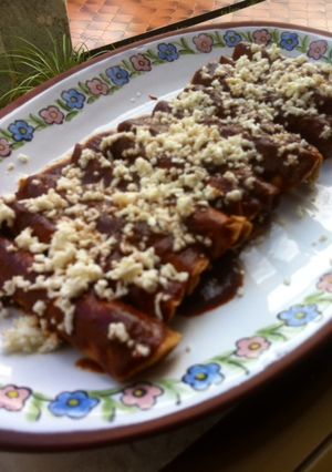 Una foto de Tacos de mole