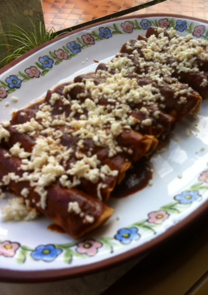 Una foto de Tacos de mole