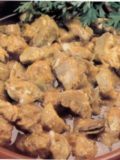 Una foto de Alcachofas con albóndigas