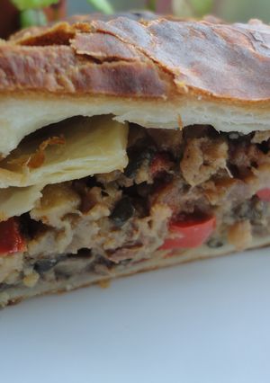 Una foto de Strüdel de verduras