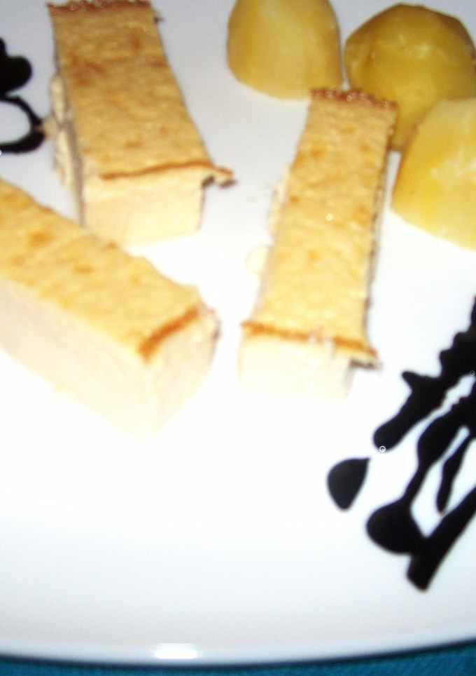 Una foto de Flan de espárragos