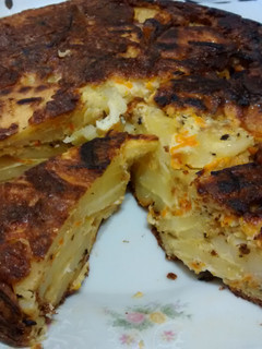 Una foto de Tortilla de papas y zanahoria
