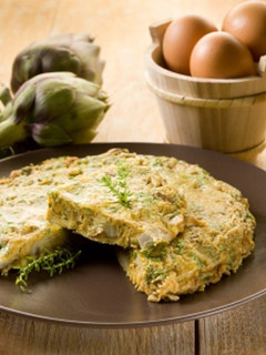 Una foto de Tortilla de Alcachofas