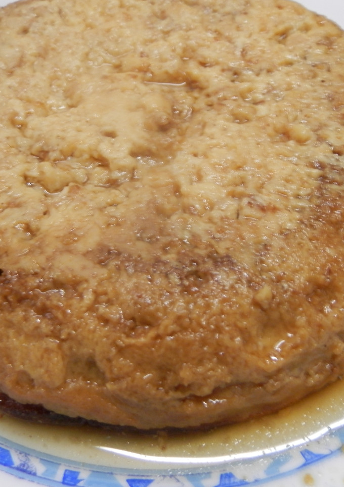 Una foto de Flan de queso crema