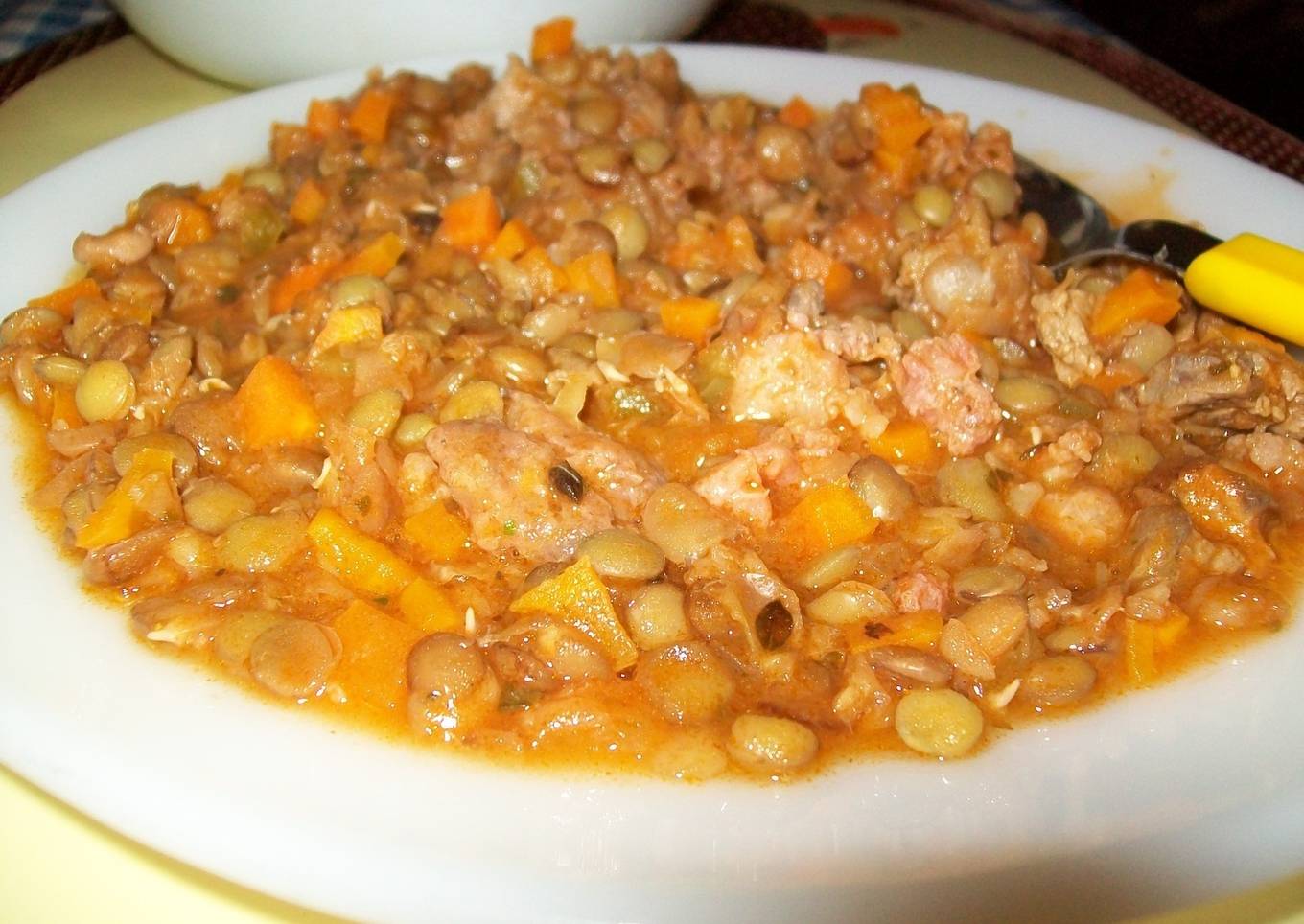 Lentejas con chorizos