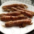 Galeras fritas con ajos