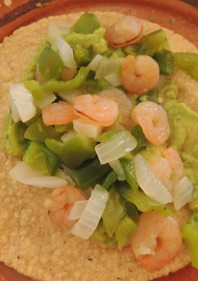 Una foto de Tacos de camarón