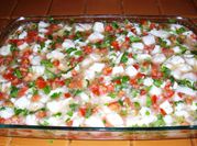 Una foto de filetes de corvina
