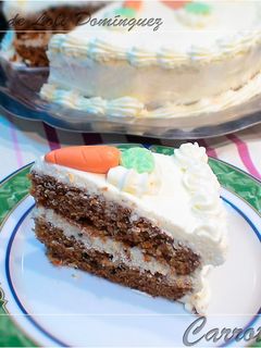 Una foto de Carrot cake (Tarta de zanahoria)