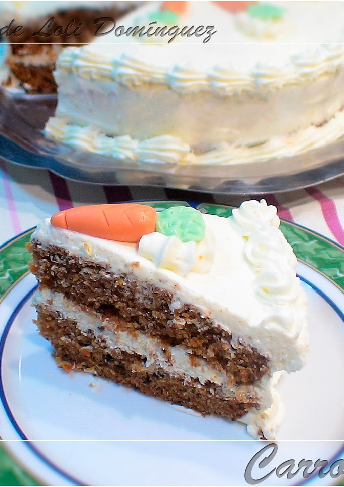 Una foto de Carrot cake (Tarta de zanahoria)