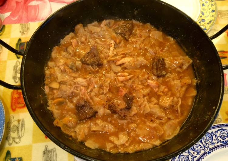 Gazpachos manchegos con guíscanos