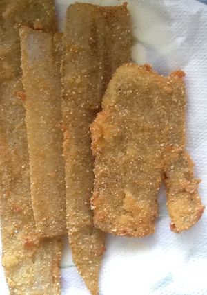 Una foto de Pencas de Acelgas a la milanesa