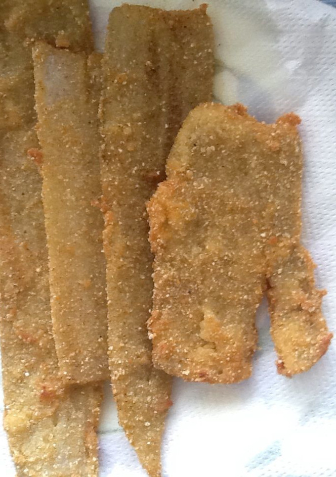 Una foto de Pencas de Acelgas a la milanesa