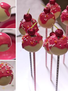 Una foto de cake pops