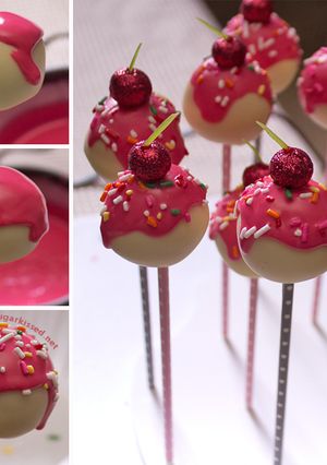 Una foto de cake pops