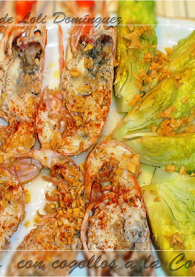 Una foto de Cigalas con cogollos a la Cordobesa