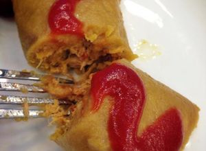 Una foto de Pasteles en hojas de yuca y plátano maduro