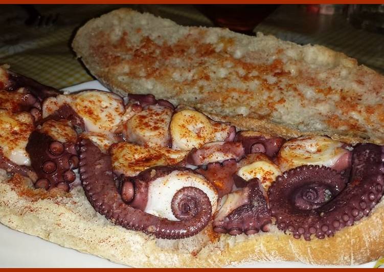 Bocata de pulpo