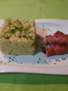 Una foto de Rissotto de roquefort