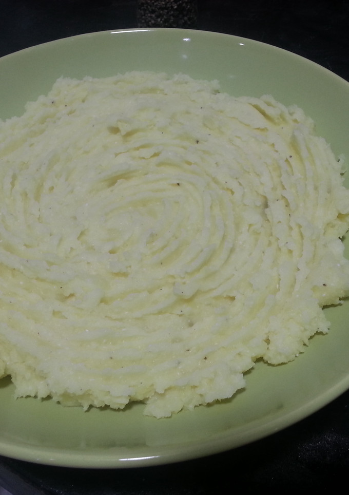 Una foto de Puré de patata con queso