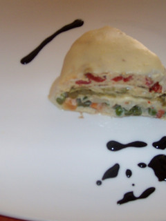 Una foto de Milhojas de tortilla