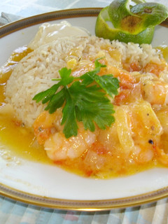 Una foto de Camarones al Orange