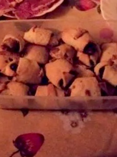 Una foto de Rollitos de espinacas a la crema y queso de cabra