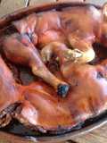 Cochinillo asado al horno de leña