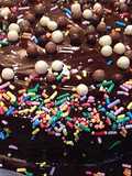 Tarta de Colores con Chocolate