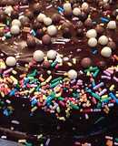 Tarta de Colores con Chocolate
