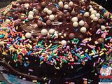 Tarta de Colores con Chocolate