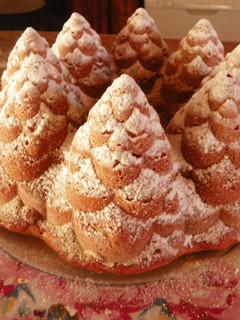 Una foto de Torta simple de pinitos para navidad