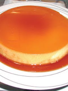 Una foto de Flan de leche