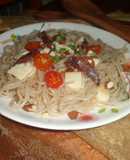 Tallarines a la caprese