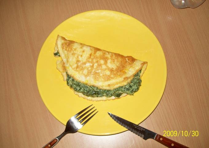 Foto principal de  Tortilla con queso y espinacas