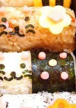 Una foto de Barriles de gatito para bento